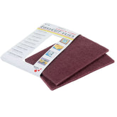 vello abrasivo rosso-marrone